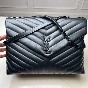Saint Laurent (YSL)  Loulou Large Bag IN Matelassé "Y" Leather